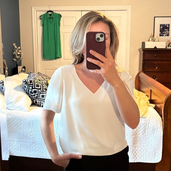 Aritzia V Neck Blouse - Picture 2 of 5
